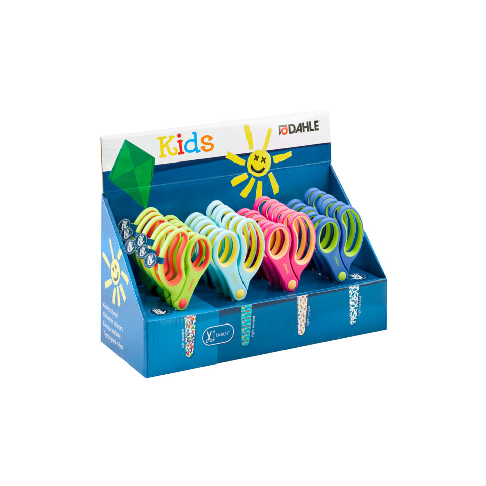 Kinderscheren-Display KIDS, rund 130 mm, verschiedene Motive DAHLE 54683-15837 DAHLE 54683-15837 im Display