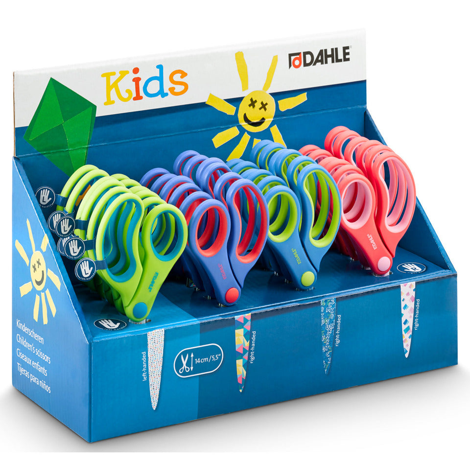 Kinderscheren-Display KIDS, spitz, 140 mm, verschiedene Motive DAHLE 54684-15838 DAHLE 54684-15838 i.Display
