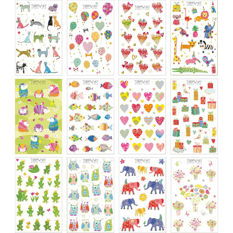 Sticker Turnowsky, sortiert BSB ST BSB SR / ST i. Display