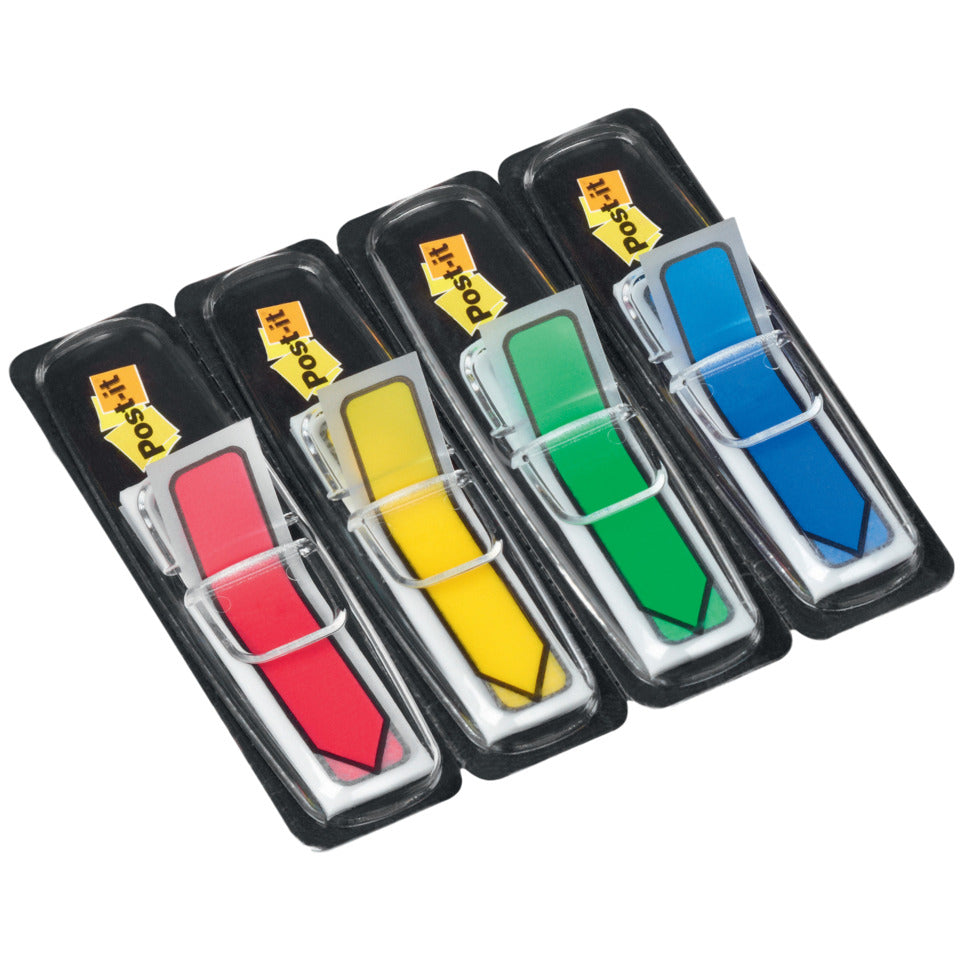 Haftstreifen Index Pfeil, 12x43mm, 4x24 Stück, neon sortiert POST-IT 684ARR3 POST IT 684ARR3 4x24 ST