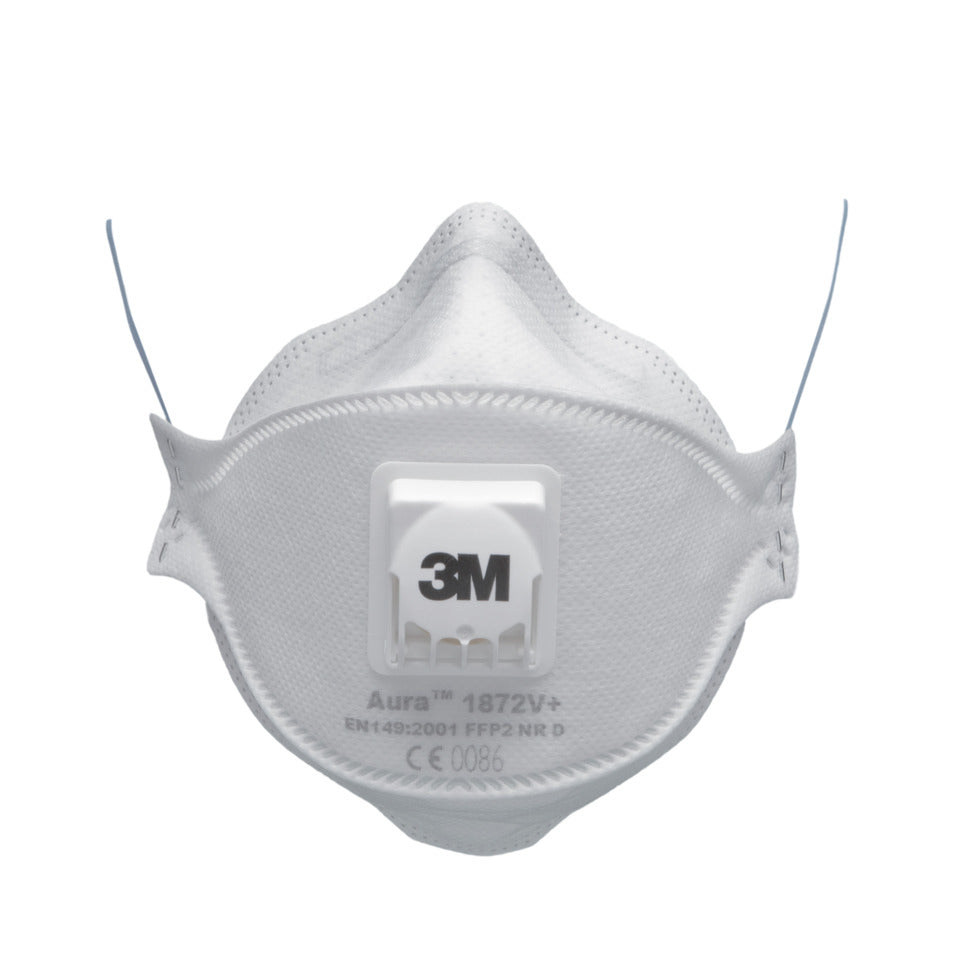 Atemschutzmaske Aura™ Partikelmaske für Elektrowerkzeugarbeiten, FFP2, 2er Pack 3M 9322-2 3M 9322C2