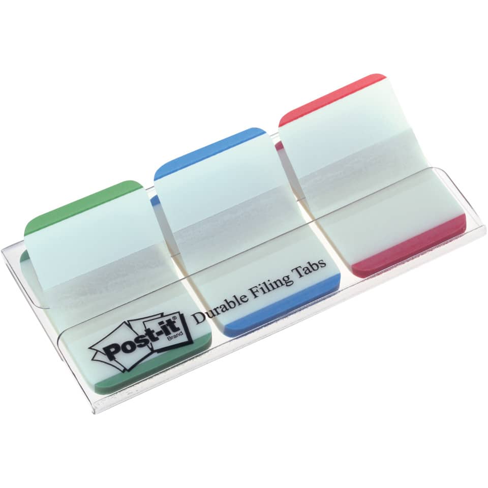 Haftstreifen Index Strong, 25,4x38mm, 3x22 Blatt, sortiert POST-IT 686L-GBREU POST-IT 686L-GBREU 3x22Streife