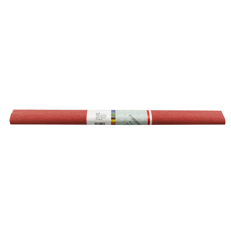 Krepppapier, 50x250cm, rot WEROLA 82061-4620 AQUAROLA 82061-4620
