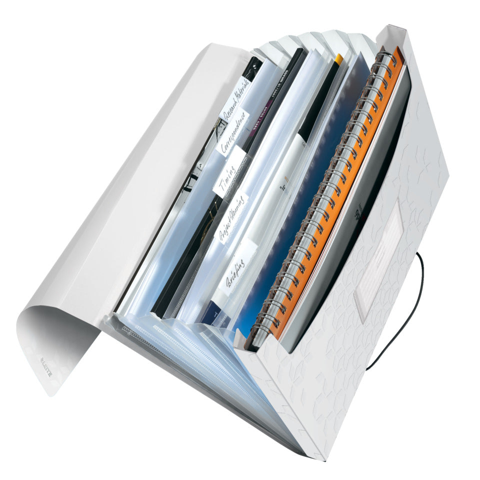 Fächermappe WOW, A4, 6 Fächer, weiß LEITZ 4589-00-01 LEITZ 4589-00-01 PP 6 Fächer