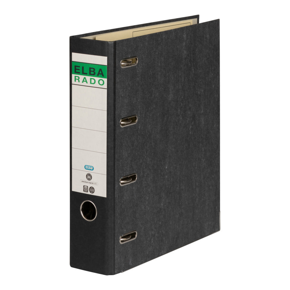 Doppelordner rado Wolkenmamor, 2xA5 quer, 75mm, schwarz ELBA 100551836 ELBA 100551836 10409SW