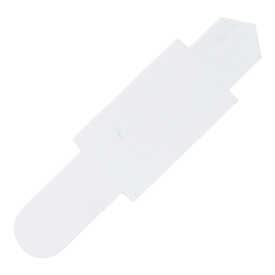 Stecksignal PVC, 100 Stück, weiß ELBA 100552030 ELBA 100552030 80519 WE PG=100St