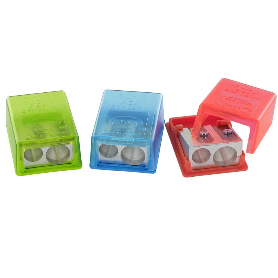 Dosenspitzer 2-in-1, transparent sortiert KUM 103.20.21 KUM 1032021 flach, eckig