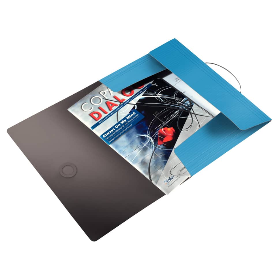 Eckspannermappe Solid, A4, PP, hellblau LEITZ 4563-10-30