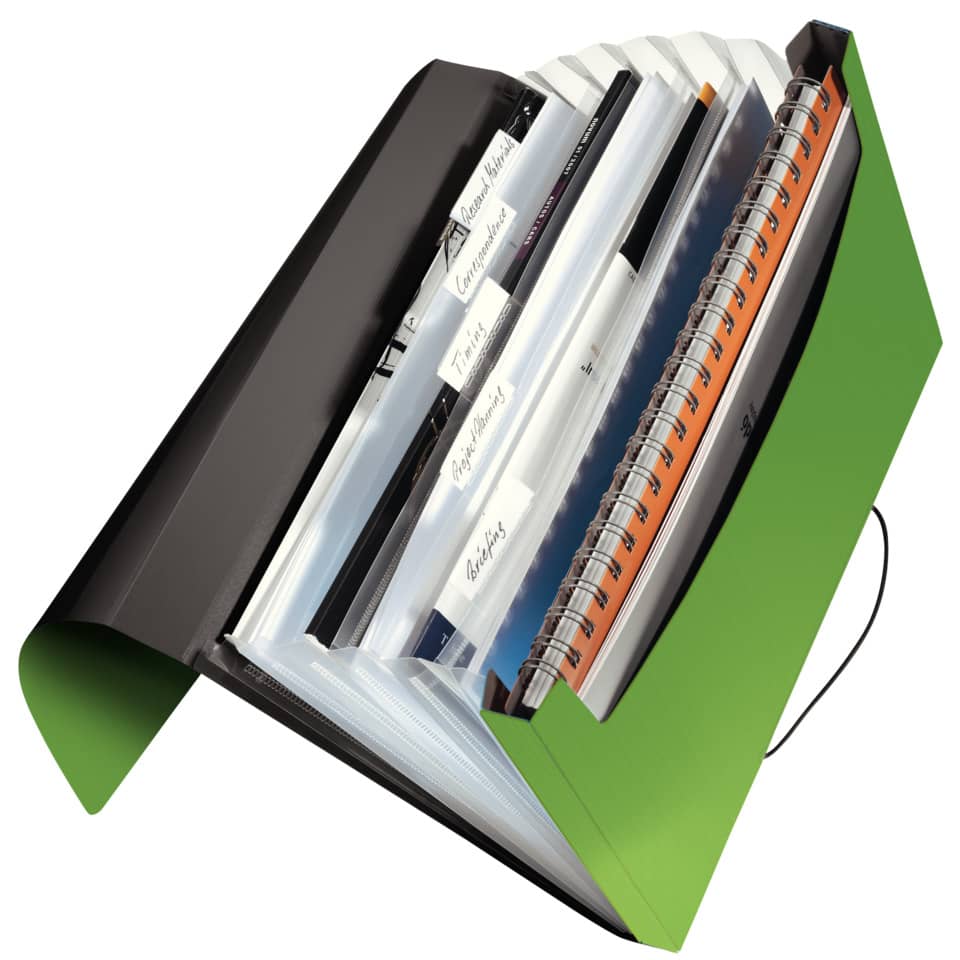Fächermappe Solid, A4, 6 Fächer, hellgrün LEITZ 4579-10-50 LEITZ 4579-10-50 6 Fächer