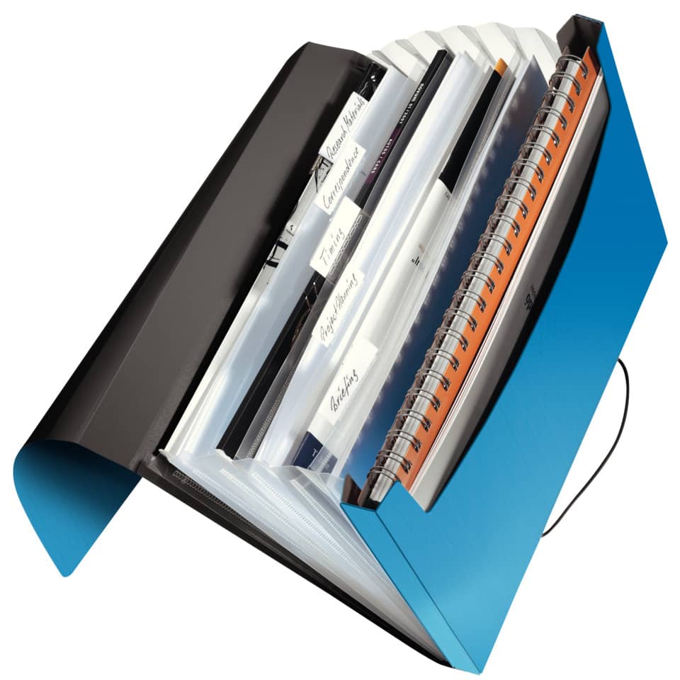 Fächermappe Solid, A4, 6 Fächer, hellblau LEITZ 4579-10-30 LEITZ 4579-10-30 6 Fächer