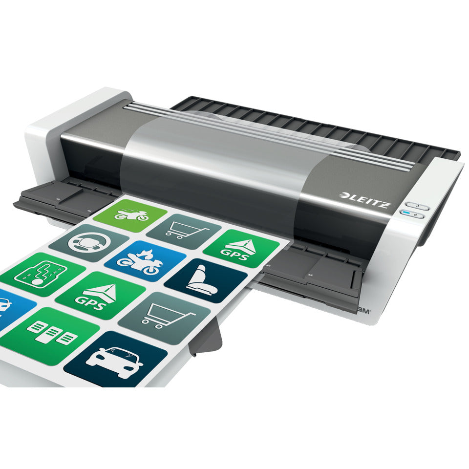 Laminator iLAM Touch 2 Turbo A3, 80-250my, weiß hochglanz/anthrazit LEITZ 7520-00-00
