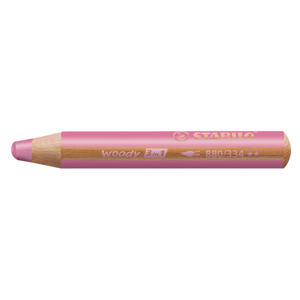 Multitalent-Stift woody 3 in 1, pink STABILO 880/334 STABILO 880/334 Woody 3 in 1