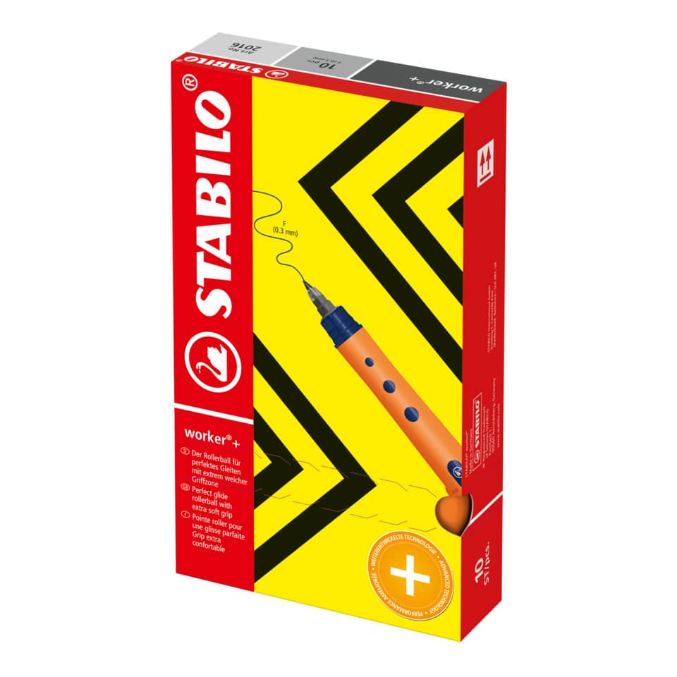Tintenroller worker®+ fine, 0,3 mm, grün STABILO 2016/36 STABILO 2016/36  0.3mm