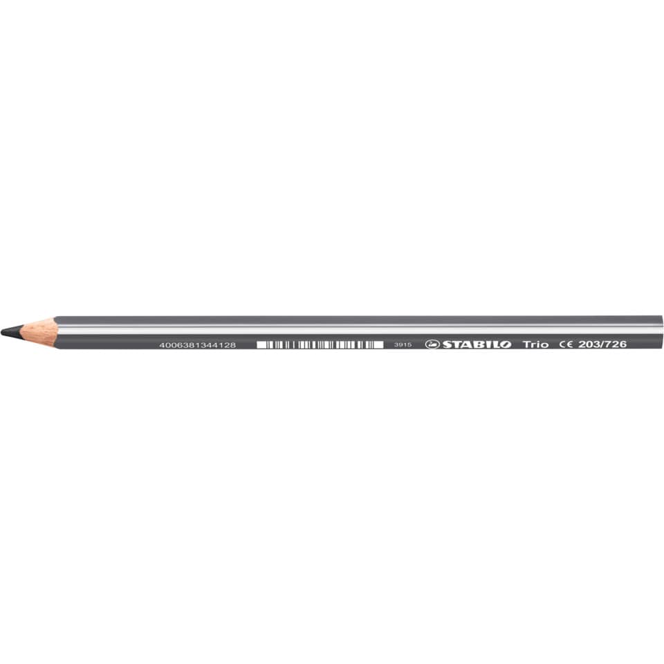 Farbstift Trio®, dick, 4,2 mm, grau STABILO 203/726