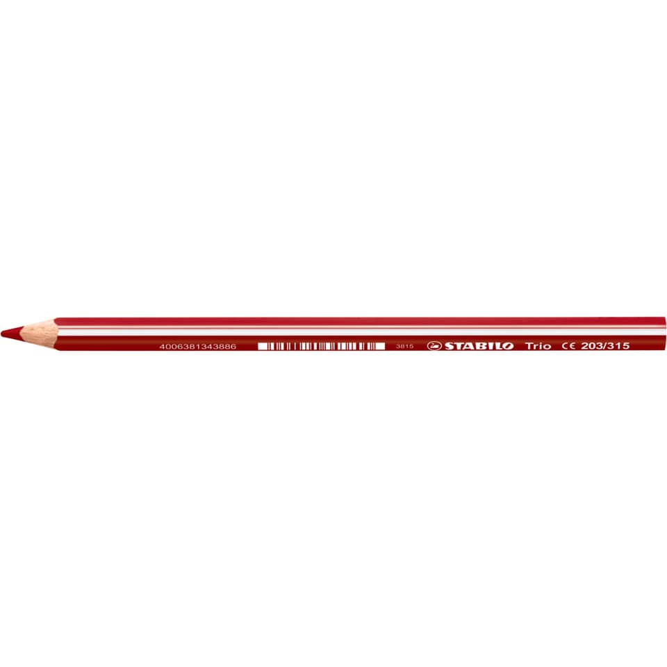 Farbstift Trio®, dick, 4,2 mm, kirschrot STABILO 203/315