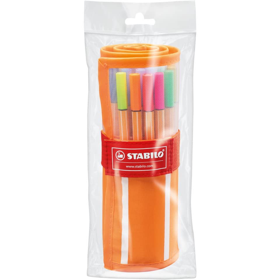 Fineliner point 88® Rollerset, Etui mit 30 Stiften STABILO 8830-2 STABILO 8830-2  Rollerset 30 Stück