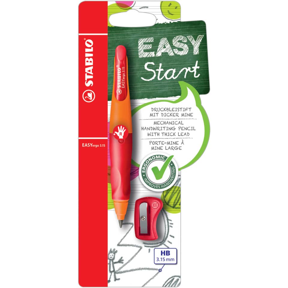 Druckbleistift EASYergo 3.15, orange, R STABILO B-46876-5 STABILO B-46876-5 rechts