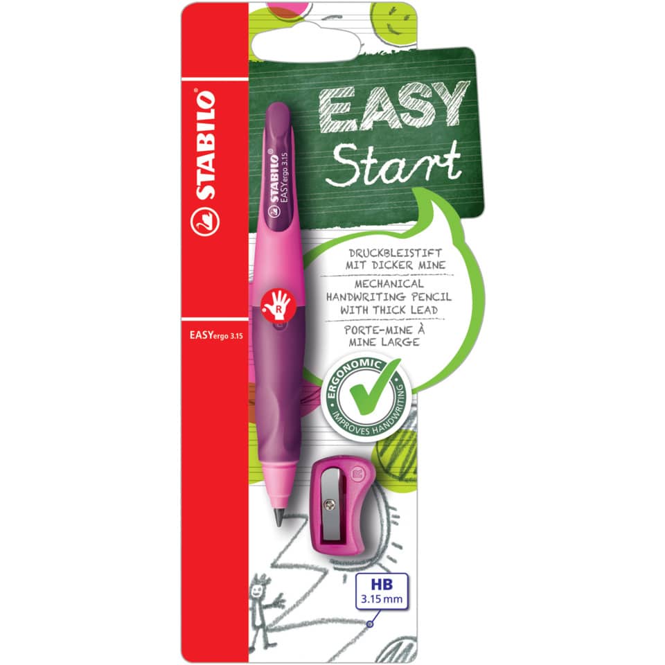 Druckbleistift EASYergo 3.15, pink, R STABILO B-46870-5 STABILO B-46870-5 rechts