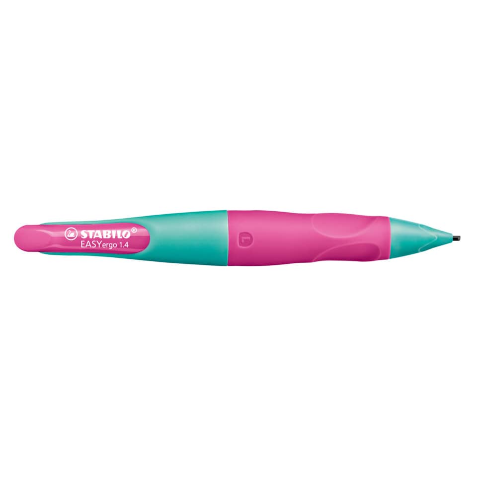 Druckbleistift EASYergo 1.4, türkis/neonpink, L STABILO B-46890-3 STABILO B-46890-3 links neon