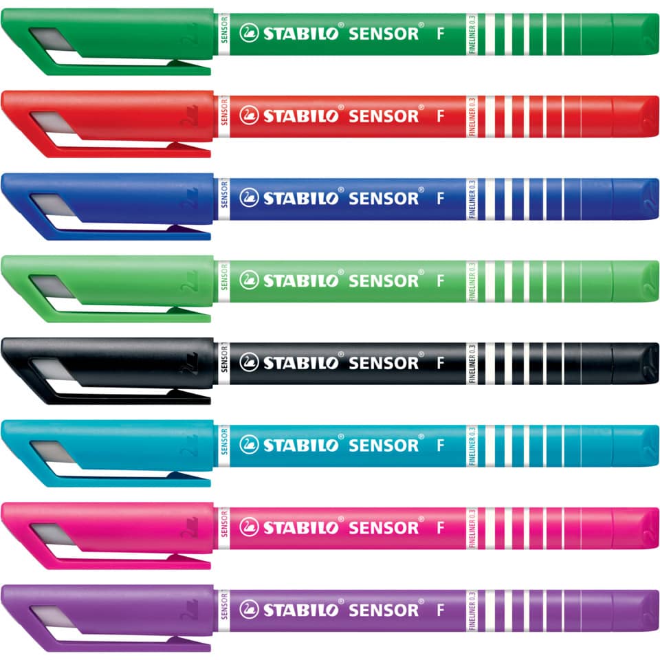 Fineliner SENSOR® fine, 0,3 mm, blau STABILO 189/41