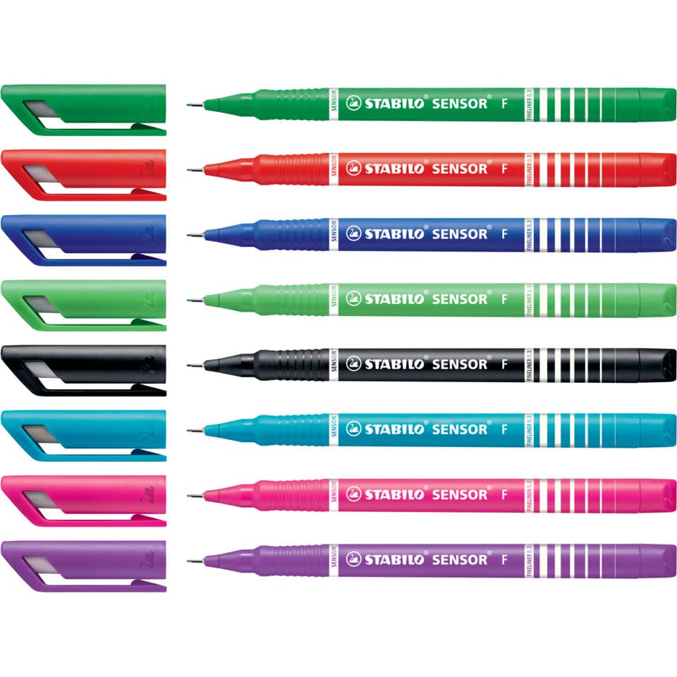 Fineliner SENSOR® fine, 0,3 mm, blau STABILO 189/41