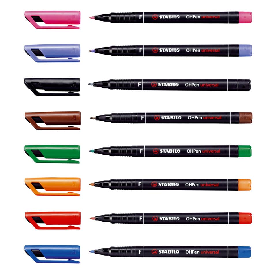Folienstift OHPen universal, 0,7 mm, permanent, schwarz STABILO 842/46 STABILO  842/46 permanent