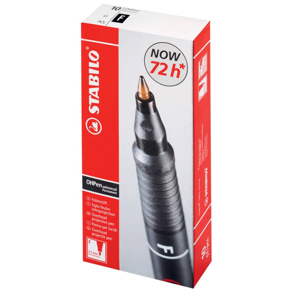 Folienstift OHPen universal, 0,7 mm, permanent, schwarz STABILO 842/46 STABILO  842/46 permanent