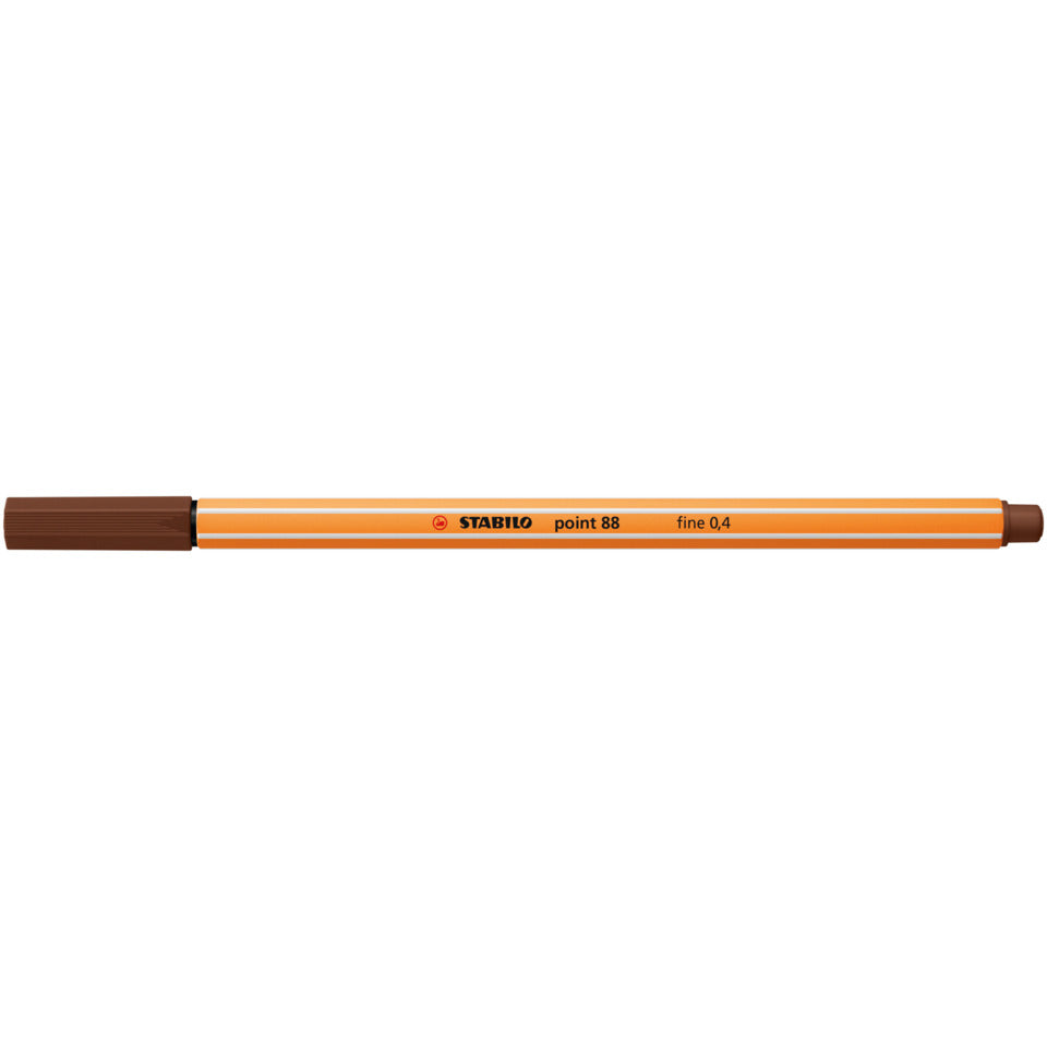 Fineliner point 88®, 0,4 mm, braun STABILO 88/45