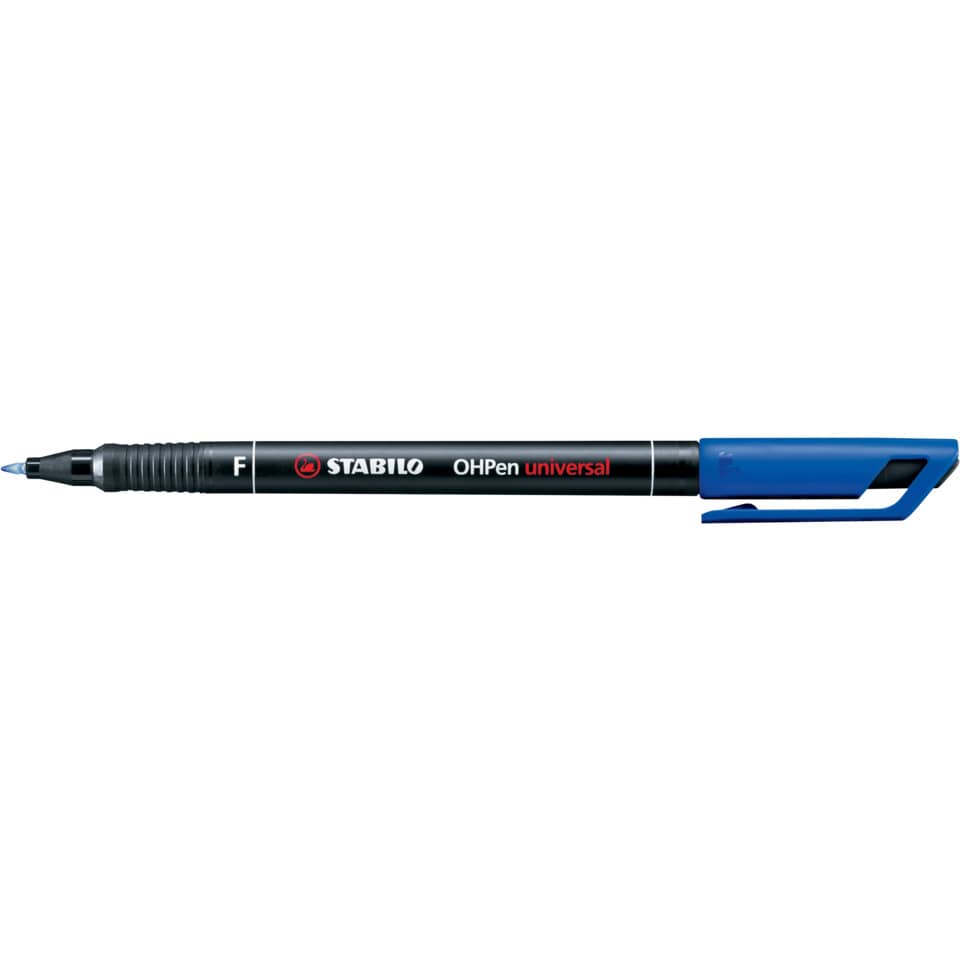 Folienstift OHPen universal, 1 mm, permanent, Etui mit 8 Stiften STABILO 843/8 STABILO 843/8 permanent