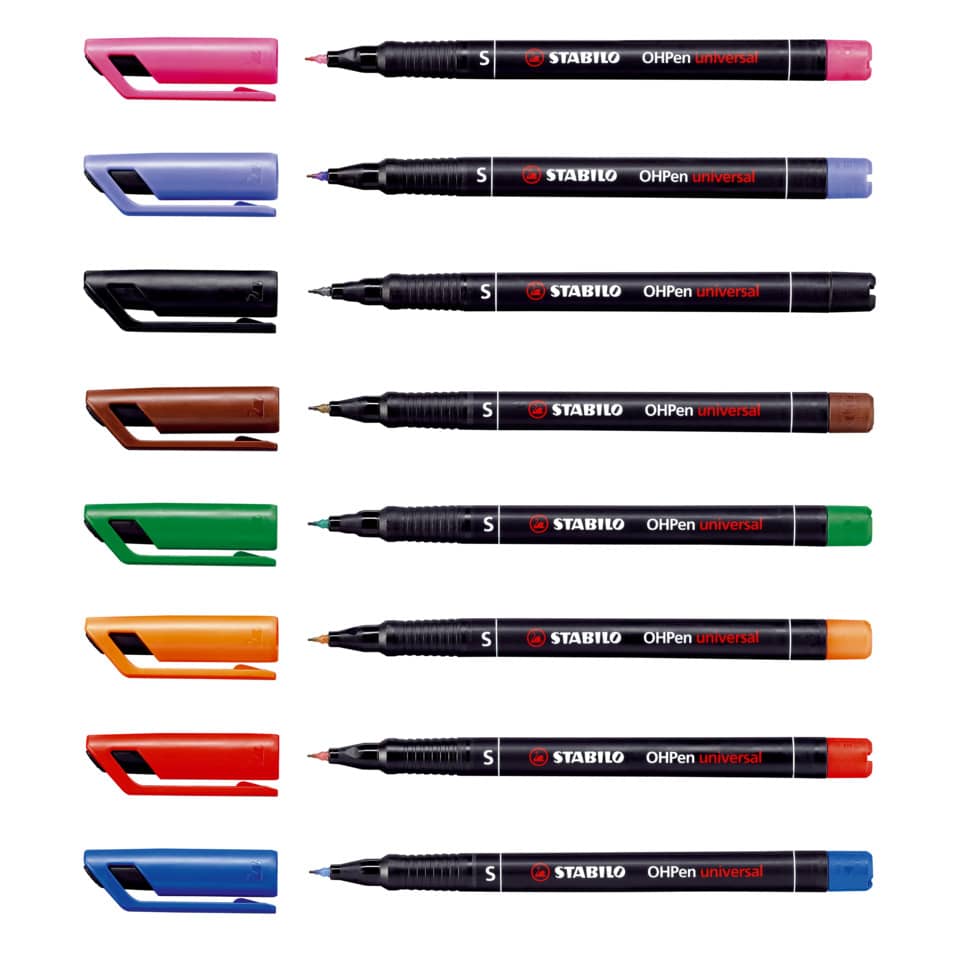 Folienstift OHPen universal, 0,4 mm, permanent, schwarz STABILO 841/46 STABILO 841/46 permanent