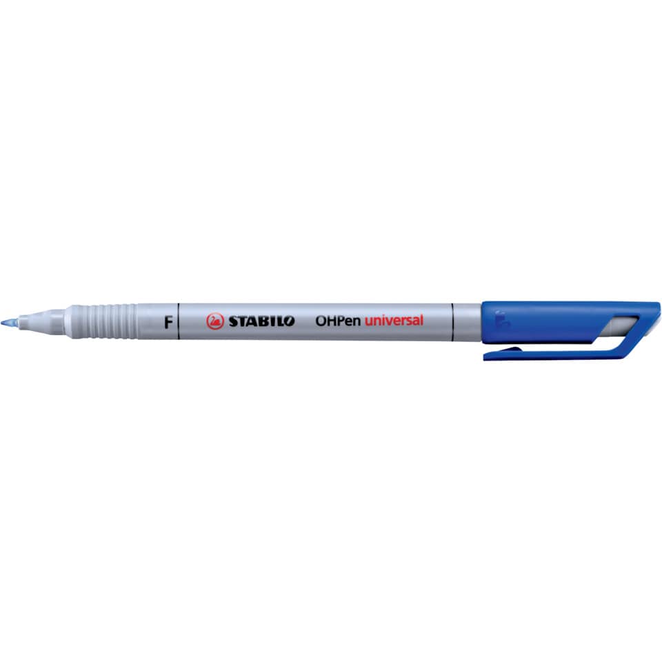 Folienstift OHPen universal, 0,4 mm, wasserlöslich, blau STABILO 851/41 STABILO 851/41 wasserlöslich