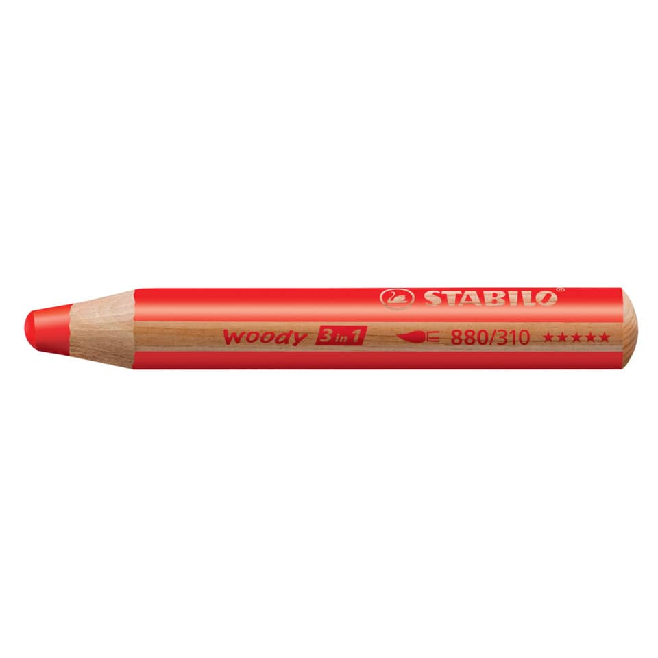 Multitalent-Stift woody 3 in 1, rot STABILO 880/310 STABILO 880/310 Woody 3 in 1