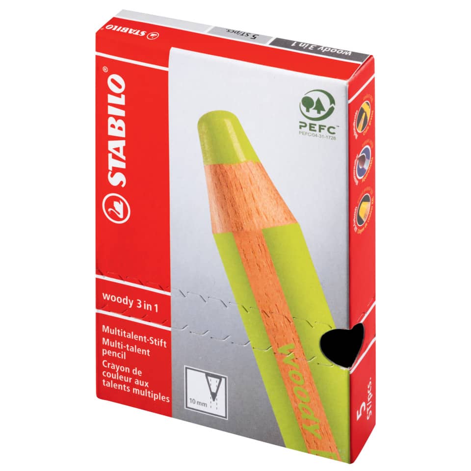 Multitalent-Stift woody 3 in 1, gelb STABILO 880/205 STABILO 880/205 Woody 3 in 1