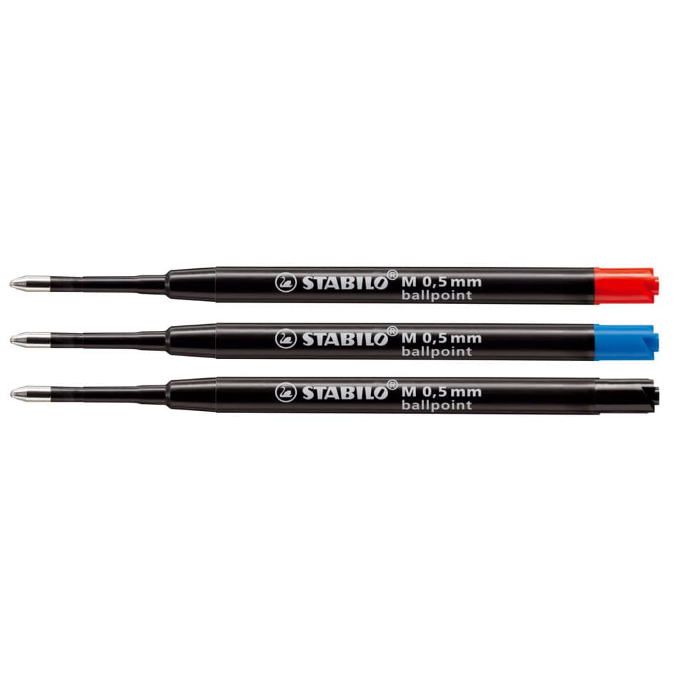 Kugelschreibermine Ballpoint Refill, 0,5 mm, rot STABILO 2/040-02 STABILO 2/040-02 Großraum