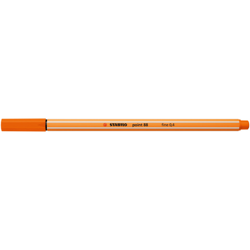 Fineliner point 88®, 0,4 mm, gelbrot STABILO 88/30