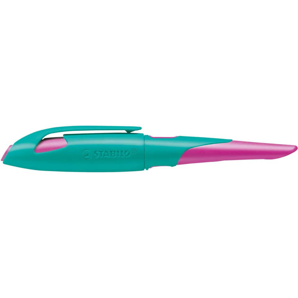 Füllfederhalter EASYbirdy®, Rechtshänder, A, türkis/neon pink   Rechtshänder STABILO 5014/1-41 STABILO 5014/1-41 Rechts
