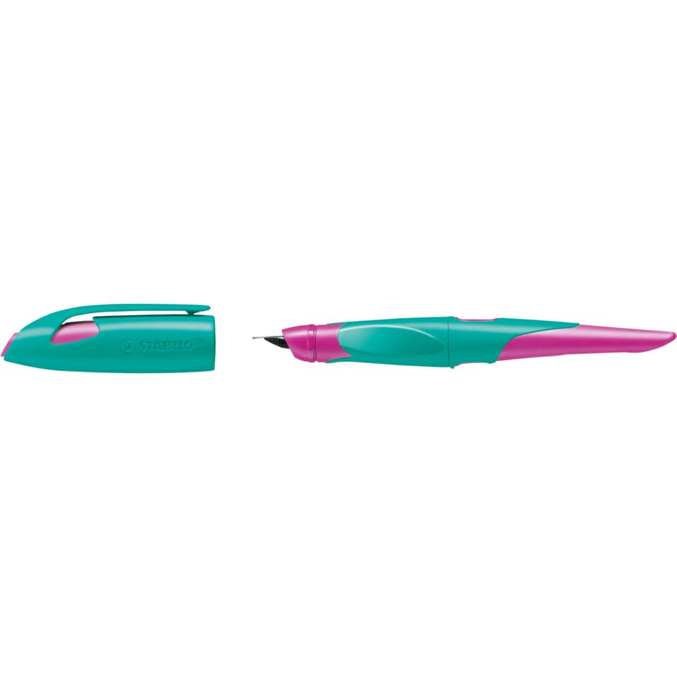 Füllfederhalter EASYbirdy®, Rechtshänder, A, türkis/neon pink   Rechtshänder STABILO 5014/1-41 STABILO 5014/1-41 Rechts