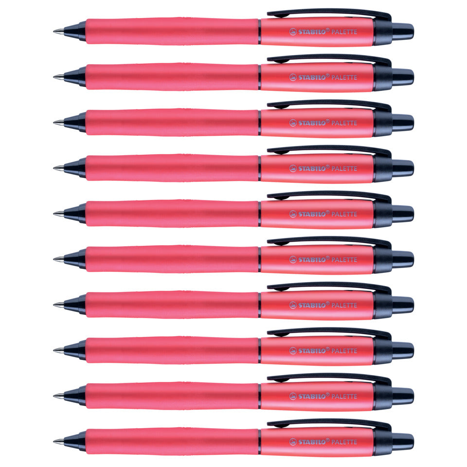 Gelschreiber mit Druckmechanik PALETTE, 0,4 mm (F), rot STABILO 268/40-01