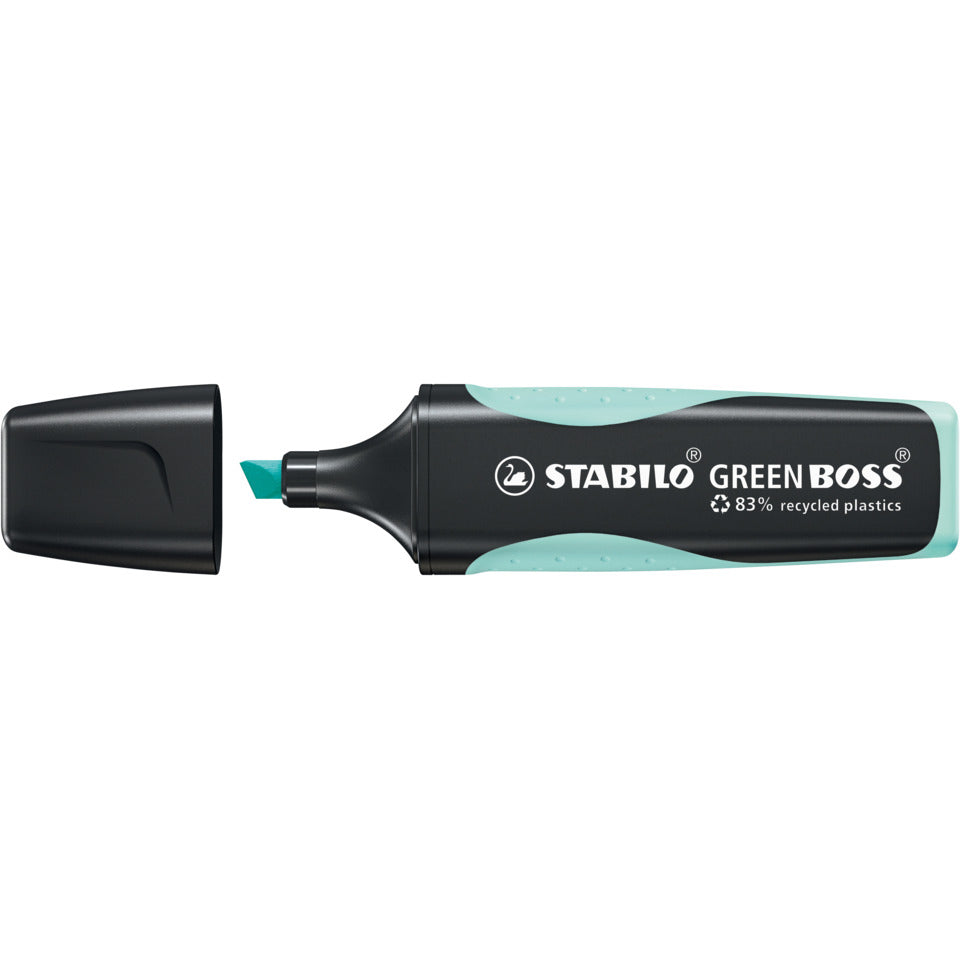 Textmarker GREEN BOSS® Pastel, 2-5mm, zartes Türkis STABILO 6070/113