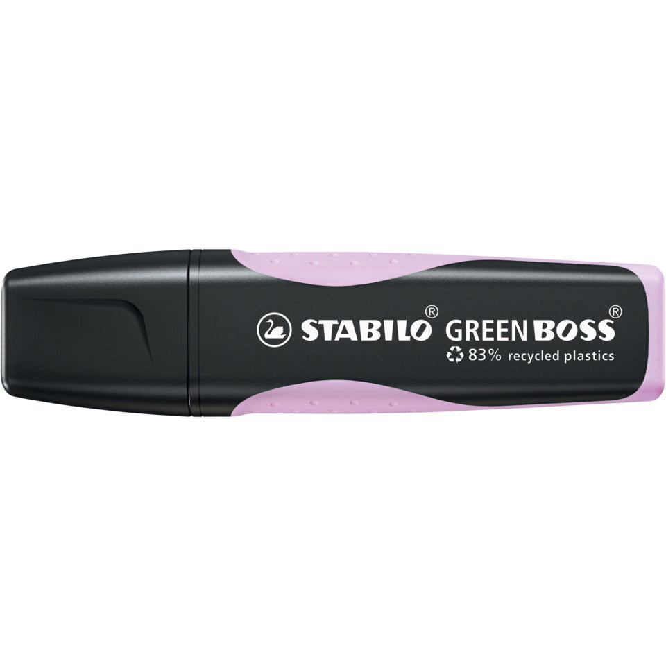Textmarker GREEN BOSS® Pastel, 2-5mm, Schimmer von Lila STABILO 6070/155