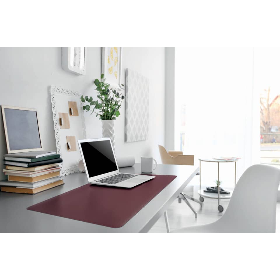 Schreibunterlage mit Dekorrille, PVC, 650 x 520 mm, 2 mm, rot DURABLE 7103 03
