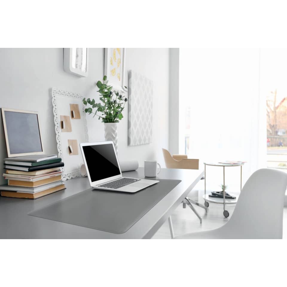 Schreibunterlage mit Dekorrille, PVC, 650 x 520 mm, 2 mm, grau DURABLE 7103 10 DURABLE 7103 10   52,65 cm