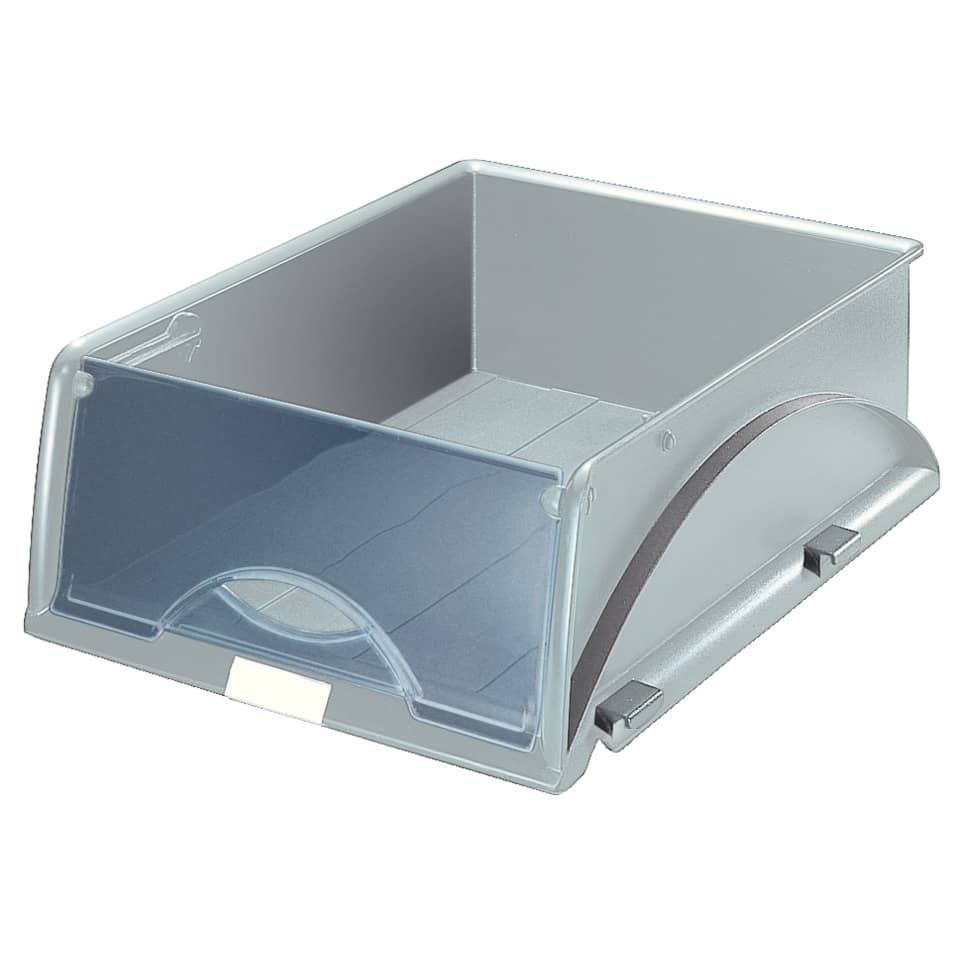 Briefkorb Sorty, A4, Polystyrol, grau LEITZ 5231-00-85 LEITZ 52310085