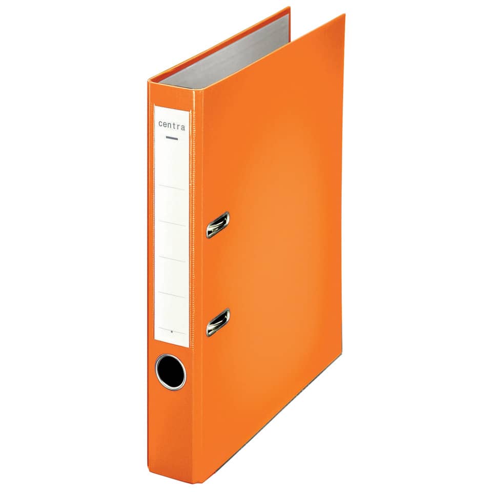 Ordner Plastik Chromos, mit Schlitzen, A4, 55 mm, orange CENTRA 231135