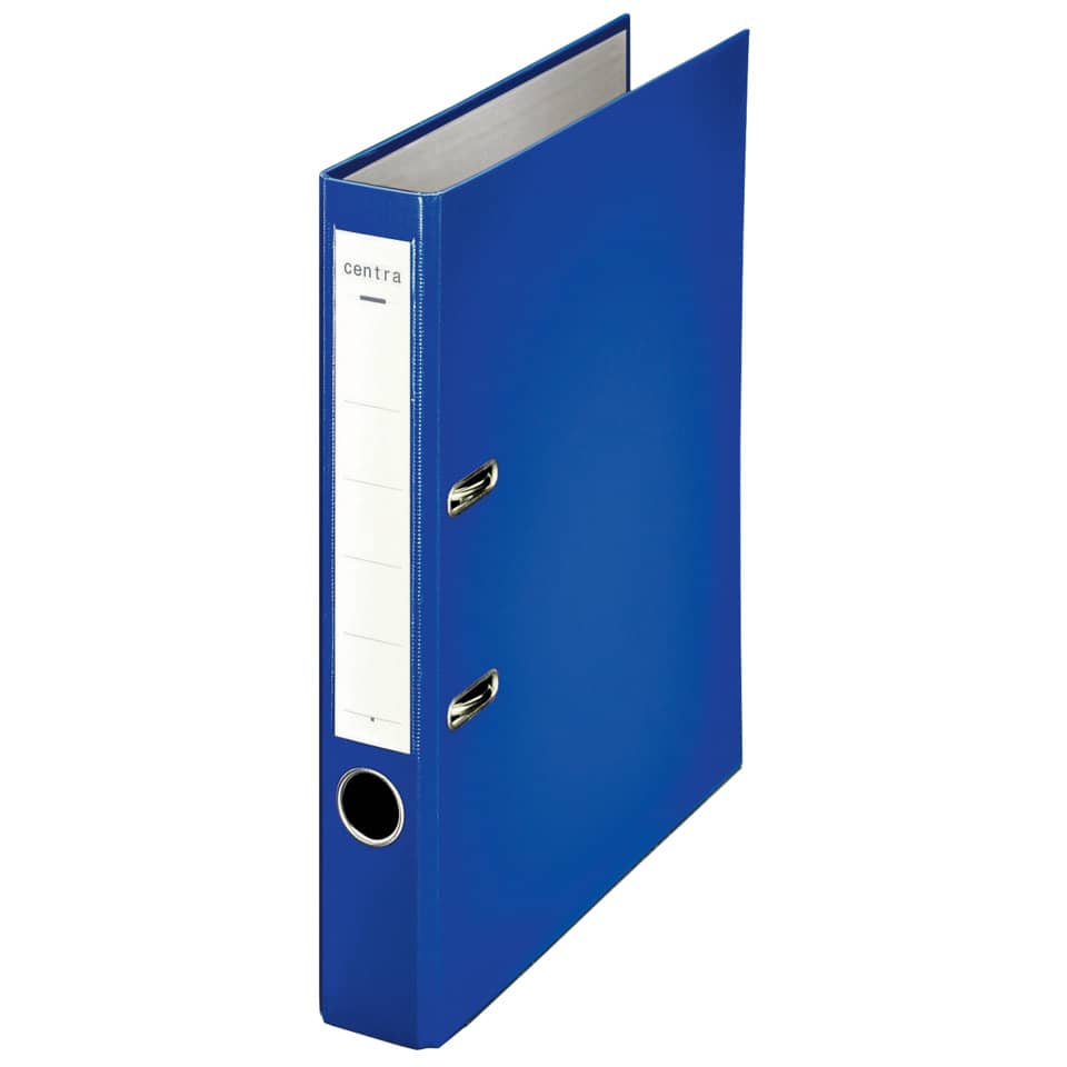Ordner Plastik Chromos, mit Schlitzen, A4, 55 mm, blau CENTRA 231132