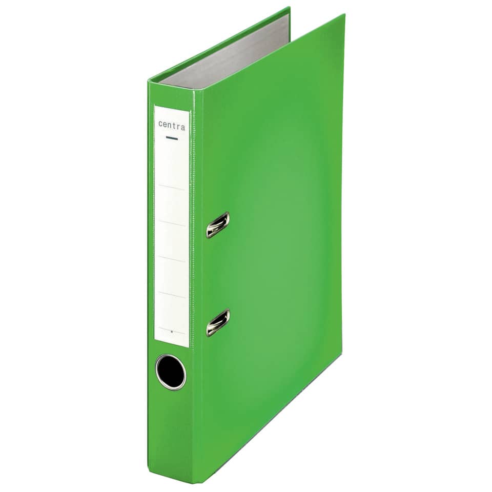 Ordner Plastik Chromos, mit Schlitzen, A4, 55 mm, apple CENTRA 231146