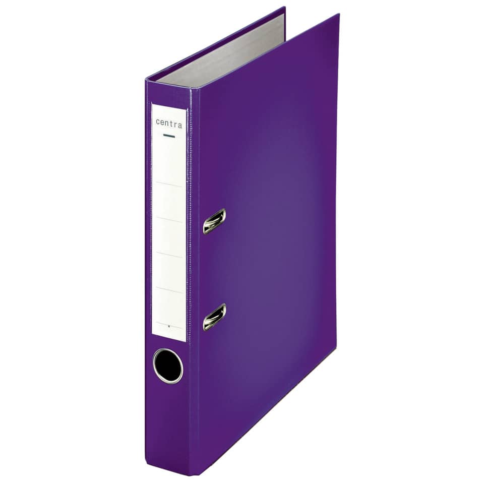 Ordner Plastik Chromos, mit Schlitzen, A4, 55 mm, violett CENTRA 231140