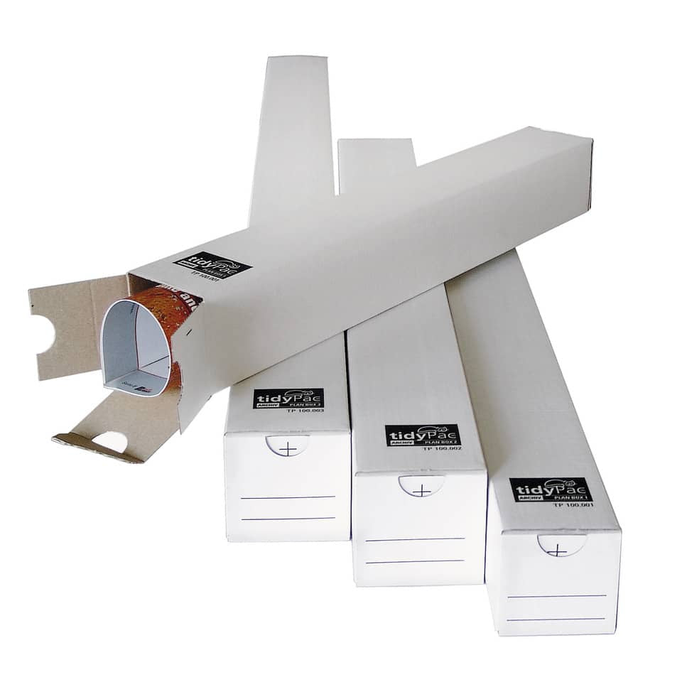 Versandhülse, 500 x 65 x 65 mm, weiß TIDYPAC 30000922