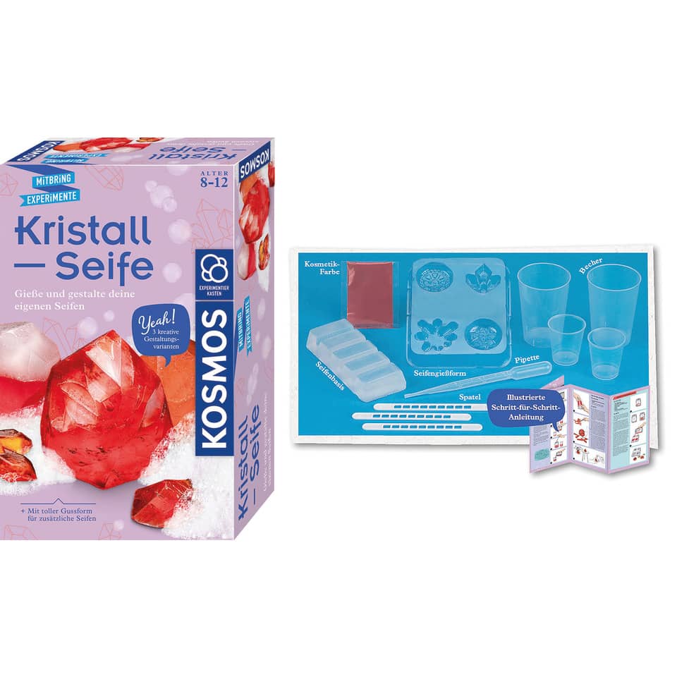 Mitbringspiel Experiment Kristall Seife KOSMOS 657925 KOSMOS 657925 Experiment