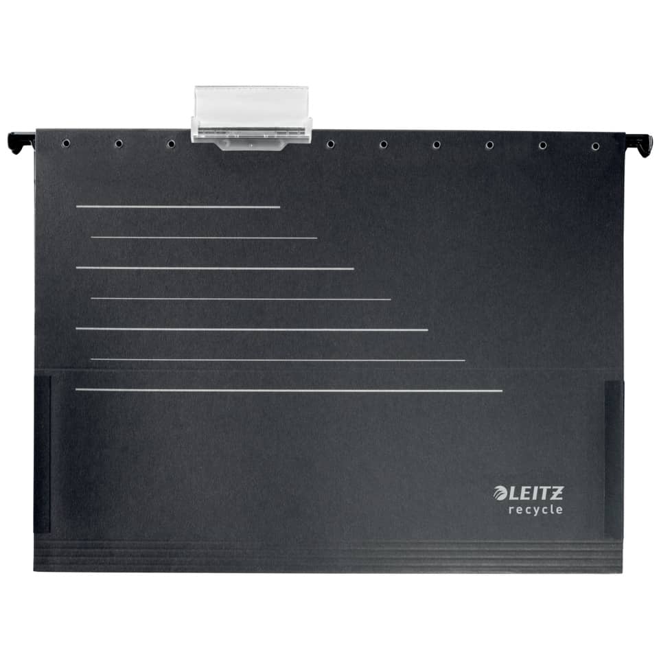 Hängetasche Alpha® Recycle, seitlich mit Fröschen, A4, schwarz LEITZ 1922-00-95